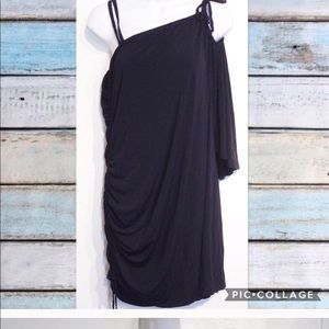 TORRID Black Ruched stretchy Dress